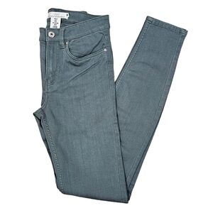 NWT H&M Women's Slate Blue Mid Rise Skinny Jeans 29" Inseam - Size 0